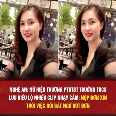 Nữ hiệu trưởng THCS Lưu Kiều Nghệ An Đang Hot